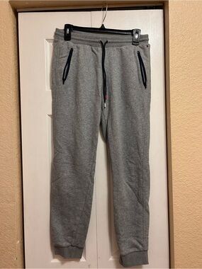 Kids Gray Drawstring Jogger Sweatpants